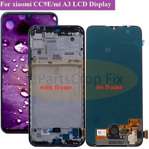 Original Super AMOLED for Xiaomi Mi A3 lcd Display Touch panel Digitizer Assembly Replacement 6.01