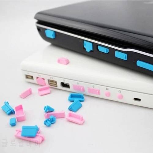13PC Universal Colorful Silicone Laptop Anti Dust Plug Cover Stopper Dustproof Computer Accessories