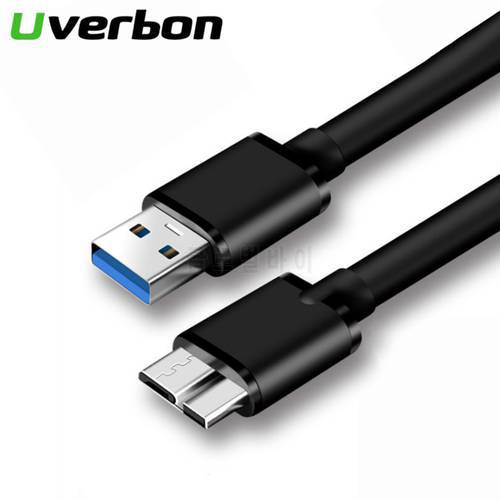 USB 3.0 Type A to Micro B Cable For Samsung S5 Note3 USB Micro B Charge Cabo External Hard Drive Disk HDD USB HDD Data Wire Cord