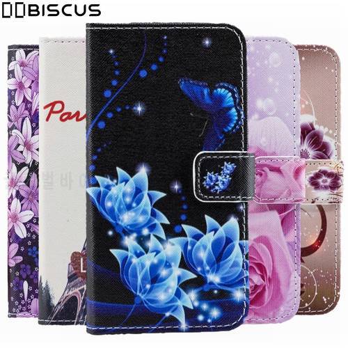 Art Painting Flower Book Wallet Flip Leather Cover Soft Case For Huawei Y5 2019 AMN-LX9 AMN-LX1 AMN-LX3 Honor 8S KSE-LX9 KSA-LX9