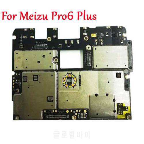 (Tested)Full Work Unlock Mobile Electronic Panel Motherboard Circuits Flex Cable For Meizu Pro 6 Pro6 Plus 4+64gb MB Plate