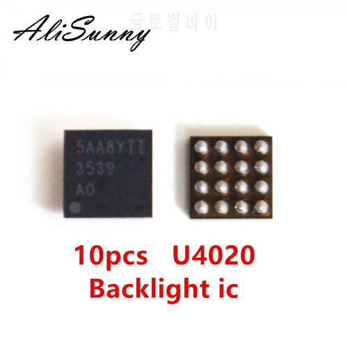 AliSunny 10pcs U4020 Backlight ic for iPhone 6S 6SPlus Back Light Control 16Pin Chip 3539 U4050 Parts
