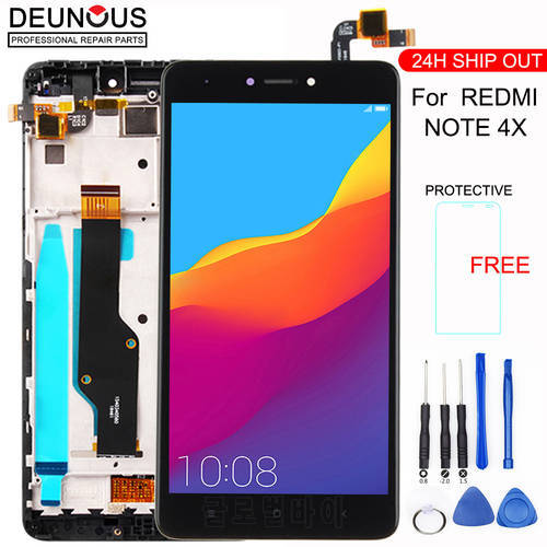 New Quality LCD+Frame For Xiaomi Redmi Note 4X LCD Display Screen For Redmi Note 4 X Global Version LCD Only For Snapdragon 625