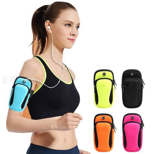 Outdoor Sports Armband For Iphone Sweatproof Running Armbag for Huawei Gym Fitness Cell Phone Pockets Key Holder For Samsung