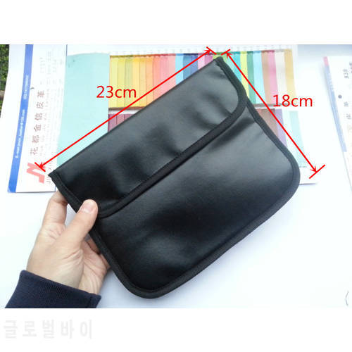 New Multifunction Business Bags RF Signal Blocker Anti-Radiation Degauss Shield Secrecy Case Pouch for Large size apple/tablet