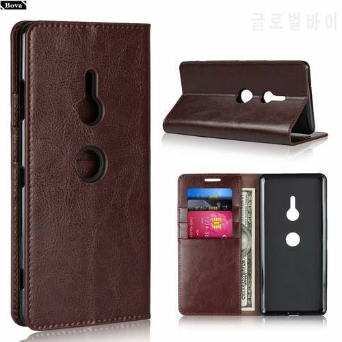 Deluxe Wallet Case for Sony Xperia XZ3 leather Case Flip Cover for Sony XZ3 6.0