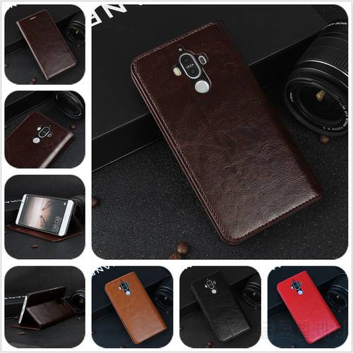 Deluxe Wallet Case for Huawei Ascend Mate 9 premium leather Case Flip Cover for Huawei Mate 9 Phone Bags
