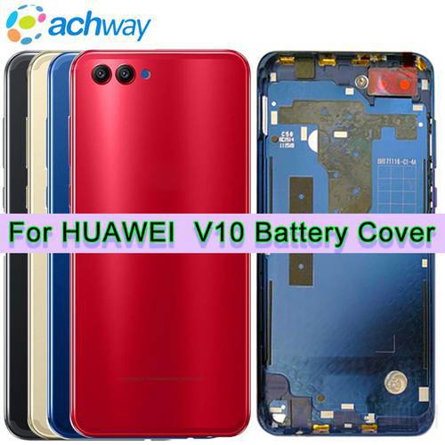 Tested New Cover For Huawei Honor V10 Back Battery Cover Rear Door Housing Case Replace 5.99