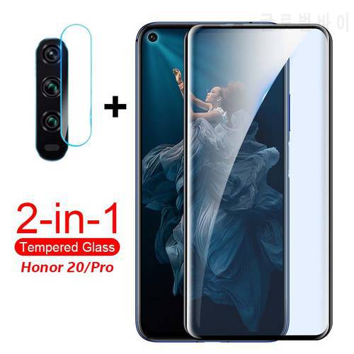 2 in 1 Camera Glass Honor 20 20s Screen Protector For Huawei Honor 20 Pro Tempered Glass On Honer20 20Pro YAL L21 L41 Back Film