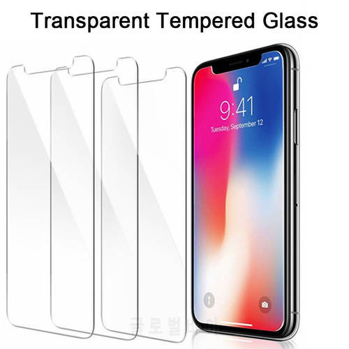 3PCS Tempered Glass for IPhone 13 12 11 14 Pro Max 8 7 6 5 6s Plus Screen Protector on Iphone 12 11 13 Mini X XR Xs Max SE Glass