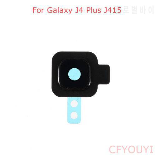 For Samsung Galaxy J4+ J4 Plus J415 Back Camera Lens Ring Cover with Glass Lens