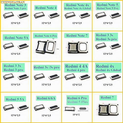 2pcs Earpiece Ear Sound Top Speaker Receiver For Xiaomi Redmi 6 4 Pro 3 3X 3S S2 Note 7 6 5 2 3 Pro 4 4X 6A 5A