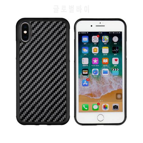Mcase Luxury Business Anti-Skid for iPhone X Carbon Case Cover Ultra Thin Soft TPU Shockproof for iPhone 10 Carbon Fiber Case