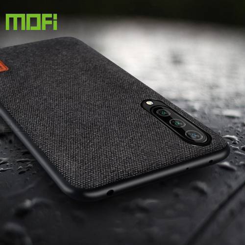 For Xiaomi Mi 9 Lite Case Cover MOFi Original For Xiaomi Mi9 Lite Fabric Silicone Business Hard Protective Back Case