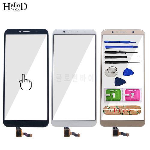 Touch Screen For Huawei Y6 2018 / Y6 Prime 2018 Touch Screen Digitizer Panel Lens Sensor Front Glass Repair Tools Adhesive