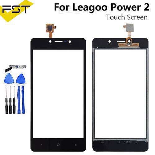 5.0&39&39Touch Glass Panel For Leagoo Power 2 Touch Screen Digitizer Sensor Front Outer Glass Lens Without LCD+ Tools
