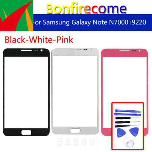 N7000 Touchscreen For Samsung Galaxy Note GT-N7000 GT-i9220 N7000 i9220 LCD Front Outer Glass Touch Screen Lens Replacement 5.3