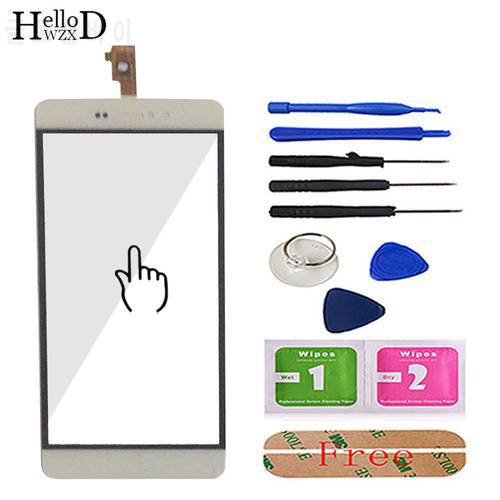 5.0&39 Mobile Phone Touchscreen Touch Glass For Bluboo Picasso Touch Screen Glass Digitizer Panel Front Glass Lens Sensor Adhesive