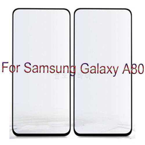 A+Quality For Samsung Galaxy A80 Touch Screen Digitizer TouchScreen Glass panel For Galaxy A 80 Without Flex Cable Parts