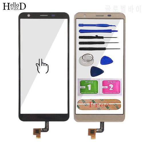 Mobile Touch Screen For Oukitel C11 Pro TouchScreen Phone Front Glass 5.45&39&39 Digitizer Panel Sensor Repair Tools Adhesive