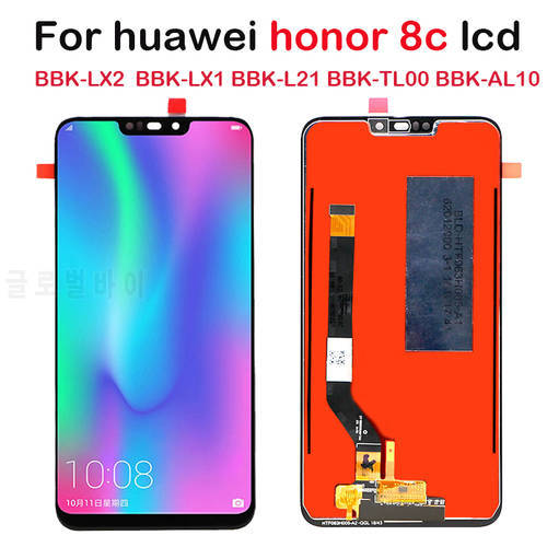 Original For Huawei Honor 8C BBK-LX2 LX1 L21 LCD Display Screen Touch Panel Digitizer Assembly for Honor honor 8c Pantalla