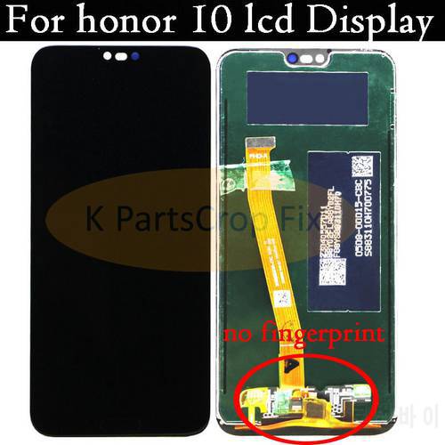 for Honor 10 Display with frame For Huawei Honor 10 LCD Screen Display Touch Panel With Fingerprint Assembly Replacement Parts