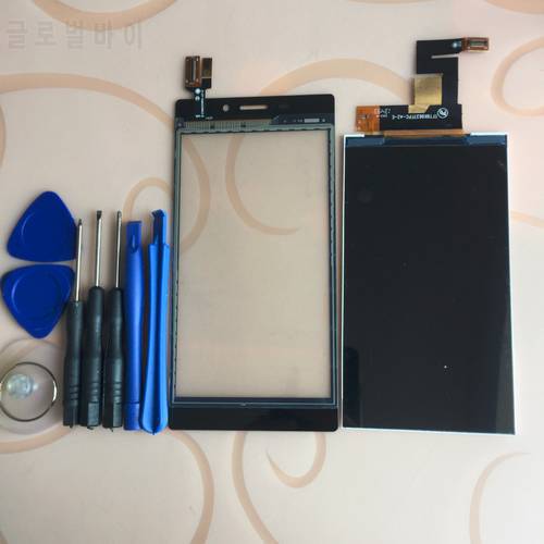 For Sony Xperia M2 S50H D2302 D2303 D2305 D2306 Touch Screen Digitizer Sensor Panel LCD Display Monitor Screen Panel + Tools