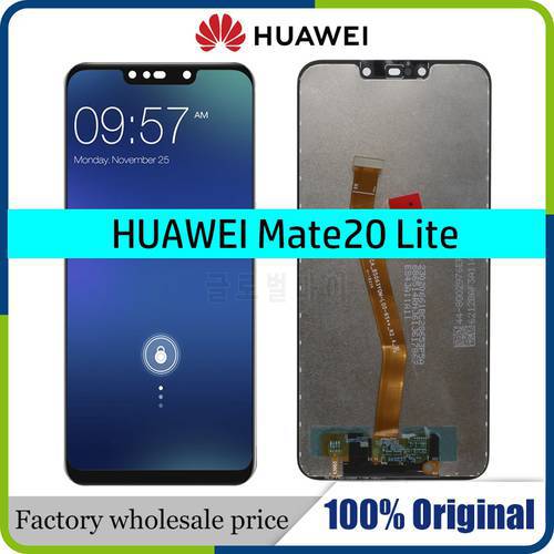 100% Original Screen Huawei Mate20 Lite LCD Display Touch Screen Digitizer For Huawei Mate 20 Lite LCD Screen SNE LX1 LX2 LX3
