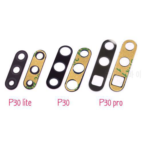 Original rear back camera lens glass replacement for Huawei P30 P30 pro P30 lite with sticker