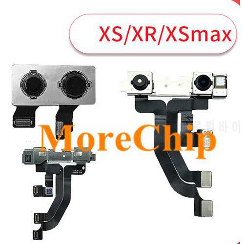 AAA+ Rear Camera For iPhone 8/8Plus/X//XR/XS Max/11 12 13 Pro max/12Mini Back Big Cam Main Lens Flash Sensor Flex Cable Ribbon