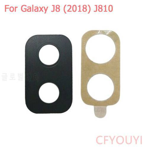 For Samsung Galaxy J8 2018 J810F J810FD J810G Rear Back Camera Glass Lens Cover with 3M Adhesive Sticker