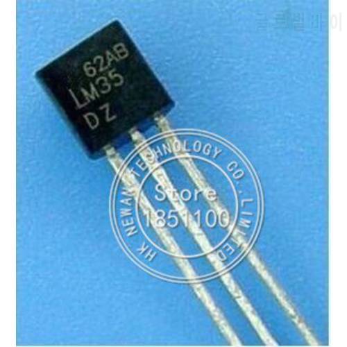 Free Shipping 100pcs/Lot LM35DZ LM35 TO-92 New IC In Stock