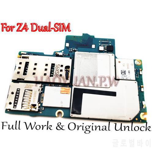 Full Work Original Unlocked Mainboard For Sony Xperia Z3+ Z4 Z3Plus E6533 Dual SIM motherboard Logic Circuit Board Plate