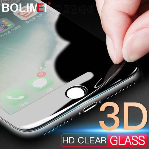 3D Soft Edge Full Cover Protection Glass on the For iPhone 6 6s Plus glass 8 7 Plus Tempered Glass For iPhone 6 Screen Protector
