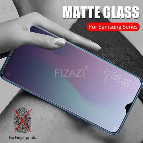 Matte Tempered Glass For Samsung Galaxy A73 A53 A33 A23 A13 A72 A52 A32 A71 A51 A31 A02S A12 A70 A50 Frosted Screen Protector
