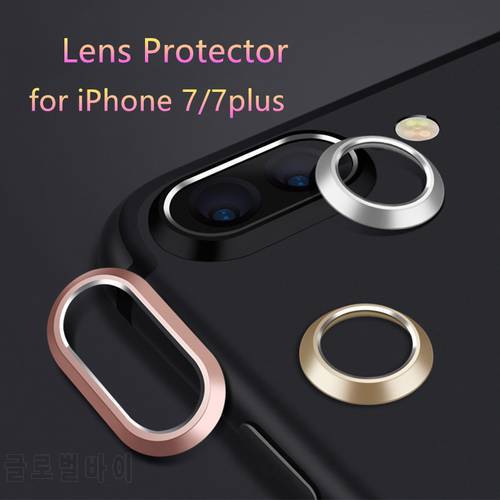 Luxury Camera Guard Circle Metal Lens Film Protector Case Cover Ring Bumper for iphone 7 7Plus 8 8 Plus X lens Protection Ring