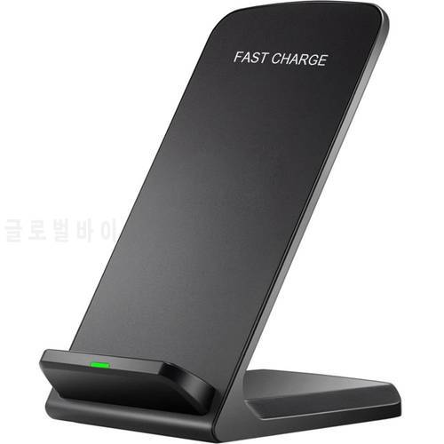 30W Qi Wireless Charger Stand for iPhone 12 pro SE2 XS 8 X Samsung S9 S10 S20 Fast Wireless Charging Station Phone Charger Stand