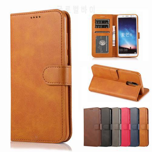 Cases For Huawei Mate 10 Lite Nova 2i Cover Case Luxury Vintage Magnetic Flip Leather Phone Bags For Huawei Nova 2i Mate 10 Lite