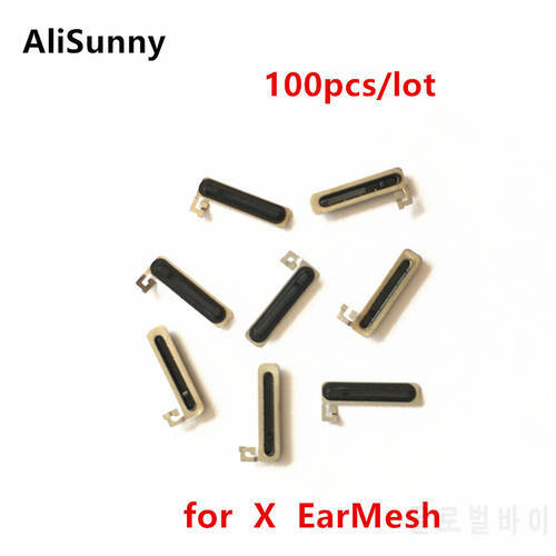 AliSunny 100pcs Earpiece Mesh for iPhone X iX XS Max XR Anti LCD Dust Ear Speaker Screen Mesh Net Grill Rubber EarMesh Parts