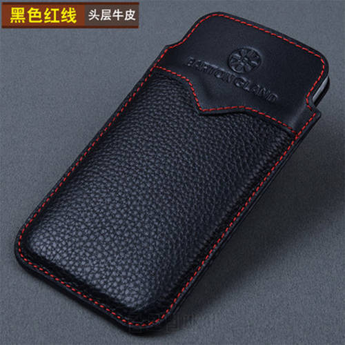 Original Design Pouch Sleeve for Samsung Galaxy Fold Case Handmade Luxury Genuine Cow Leather Protective Bag for Samsung Fold