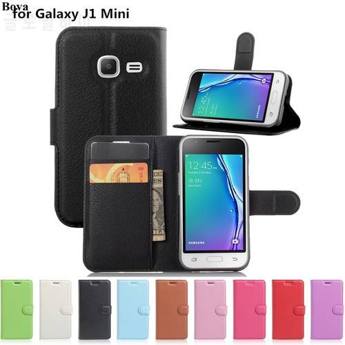 retro leather Flip Case for Samsung Galaxy J1 Mini J105F Protective Cover Money slots Magnetic Buckle Holster