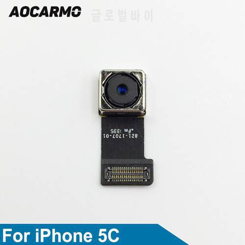 Aocarmo Rear Back Camera Flex Cabel For iPhone 5c Main Camera Cable 8MPX New Repair Replacement