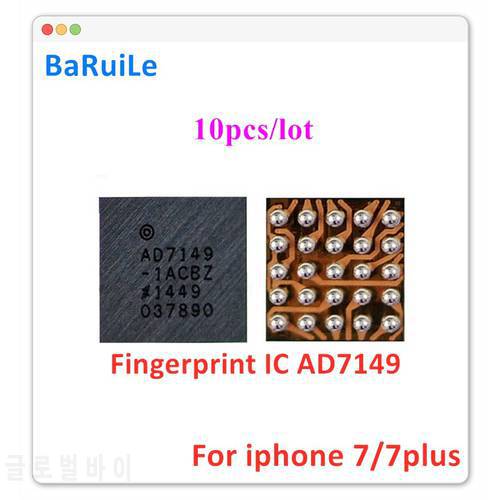 BaRuiLe 10pcs Replacement U10 ic AD7149 Home Button Fingerprint 25 Pin For iPhone 7 & 7 plus 7P chip