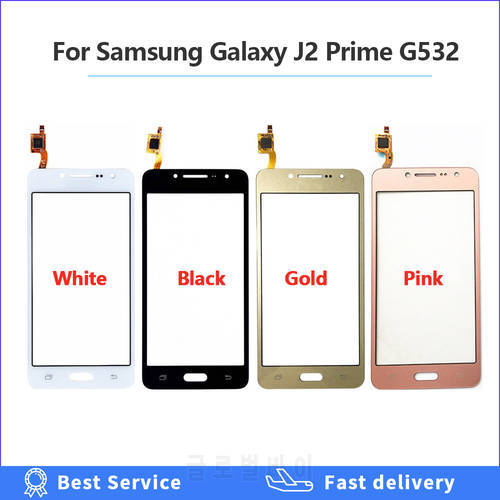 G532 Touch Screen Digitizer Sensor For Samsung Galaxy J2 Prime G532 SM-G532 SM-G532F G532F Front Glass Panel Replacement Parts