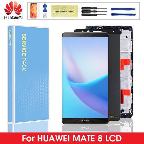 Display Screen for Huawei Mate 8 LCD Display Touch Screen Digitizer Assembly With Frame For Huawei Mate 8 NXT-L29