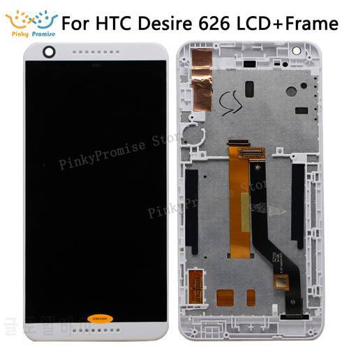 For HTC Desire 626G LCD For HTC 626G Display Touch Screen Digitizer Sensor Glass Frame 626 LCD 626W (Not For D626S 626PH)