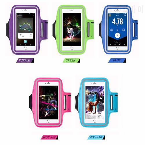 Universal Sport Running Armband for IPhone X 7 8 6s 6 Plus For Samsung S9 S8 Arm Band Belt GYM Bag Phone Cases 6 inch