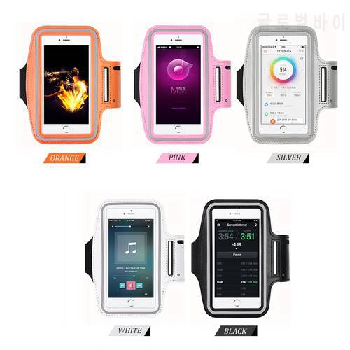6 inch Waterproof Sport Gym Running Armband For iPhone Sports Running Arm Band Cell Phone Holder Pouch Case