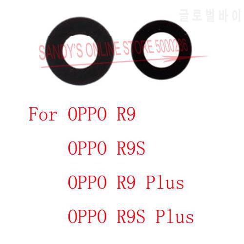 2 PCS New Back Rear Camera Glass Lens For OPPO R9 R9S R9 Plus R9S Plus Back Camera Lens Glass Cover For OPPO R9+ R9S+ Parts