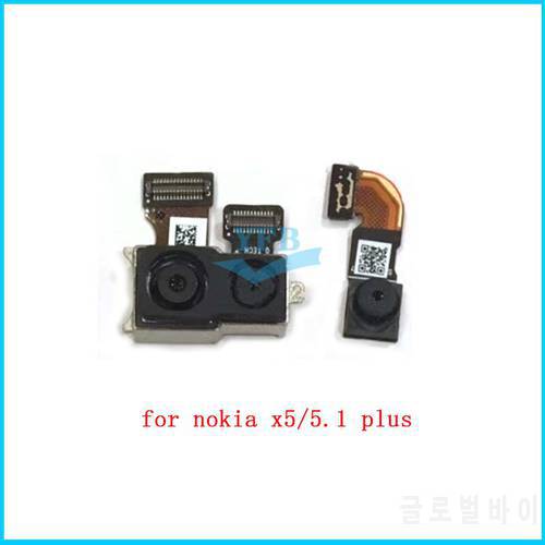 For Nokia X5 / 5.1 7 Plus Front Camera Back Rear Camera Module Flex Cable